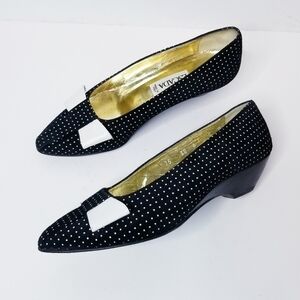 Vintage Escada‎ polka dot heels